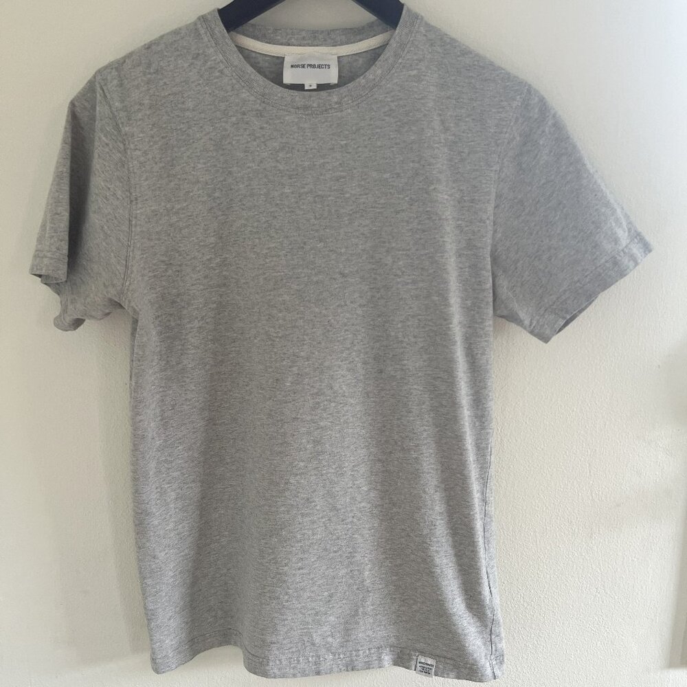 Norse Projects Niels Standard Tee in Grey Small